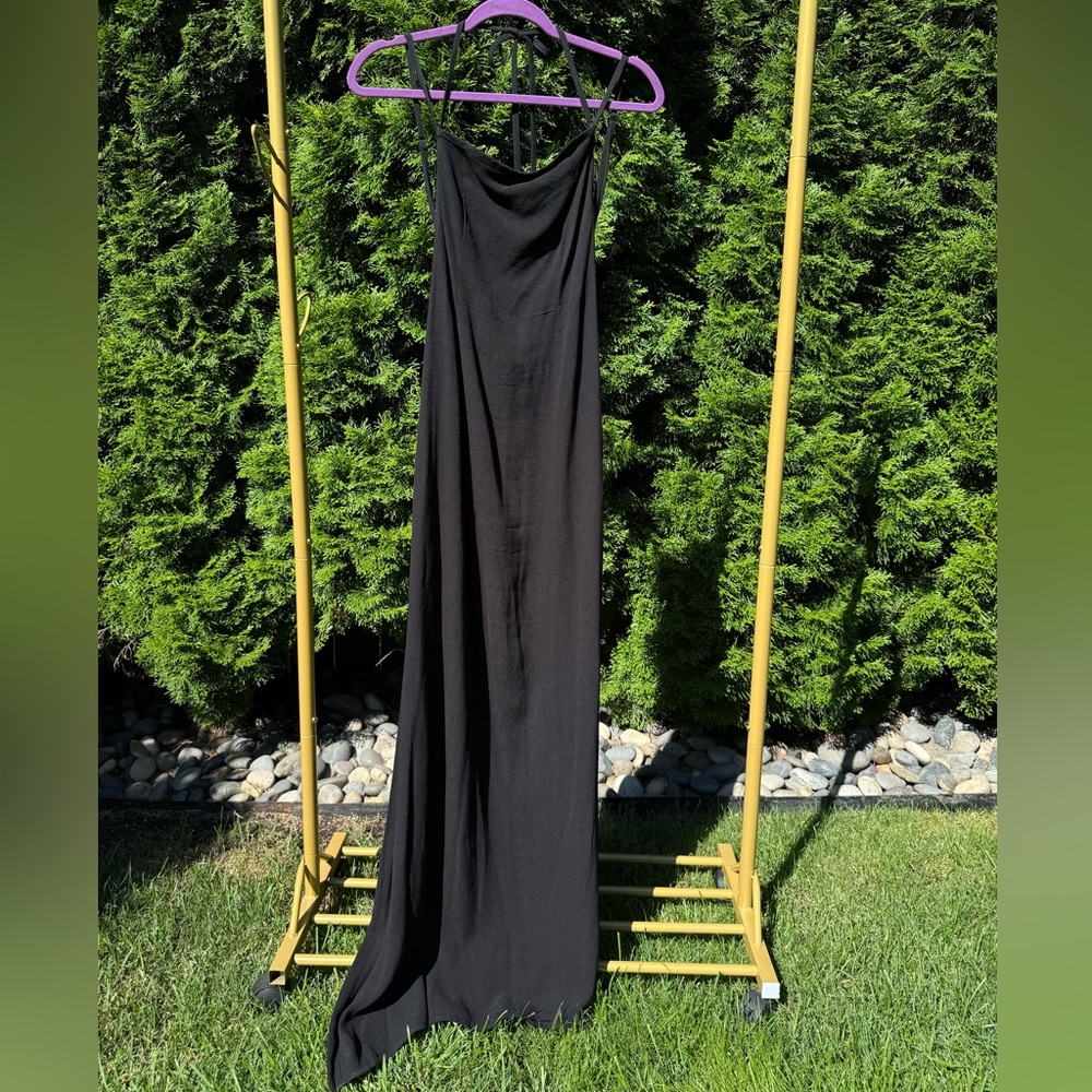 Tobi Black Backless Dress